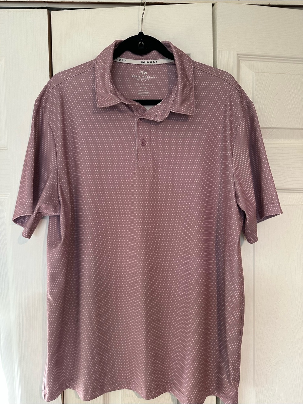 Rorie Whelan Men's Mauve Performance Polo Shirt
